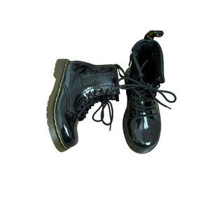 Dr Martens 1460 Patent Leather Lace Up Combat Boots